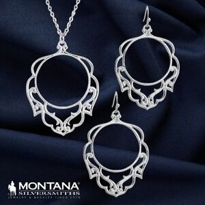 Montana Silversmiths Wide Open Spaces‎ Necklace Earrings Set - Retail $100 - NEW
